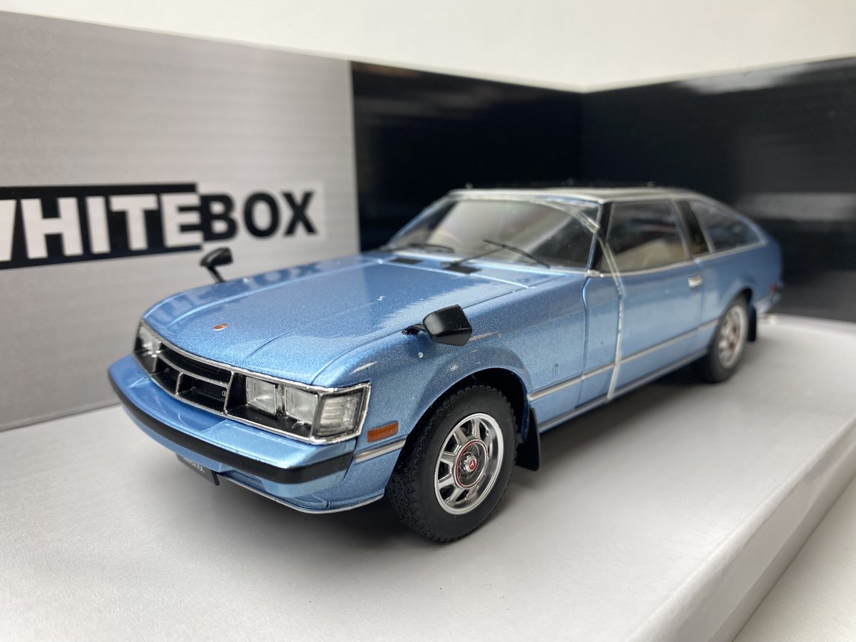 Toyota Celica XX 1978 Licht Blauw Modelauto 1/24 Whitebox