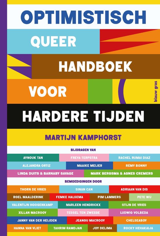 Optimistisch queer handboek voor hardere tijden - cover