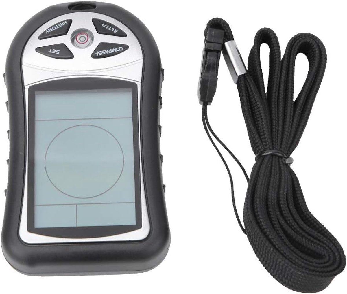 SnelShoppen - 8-in-1 Digitale Altimeter Barometer Kompas - Handige Elektronische Barometer Thermometer voor Kamperen, Bergwandelen, Outdoor Avonturen