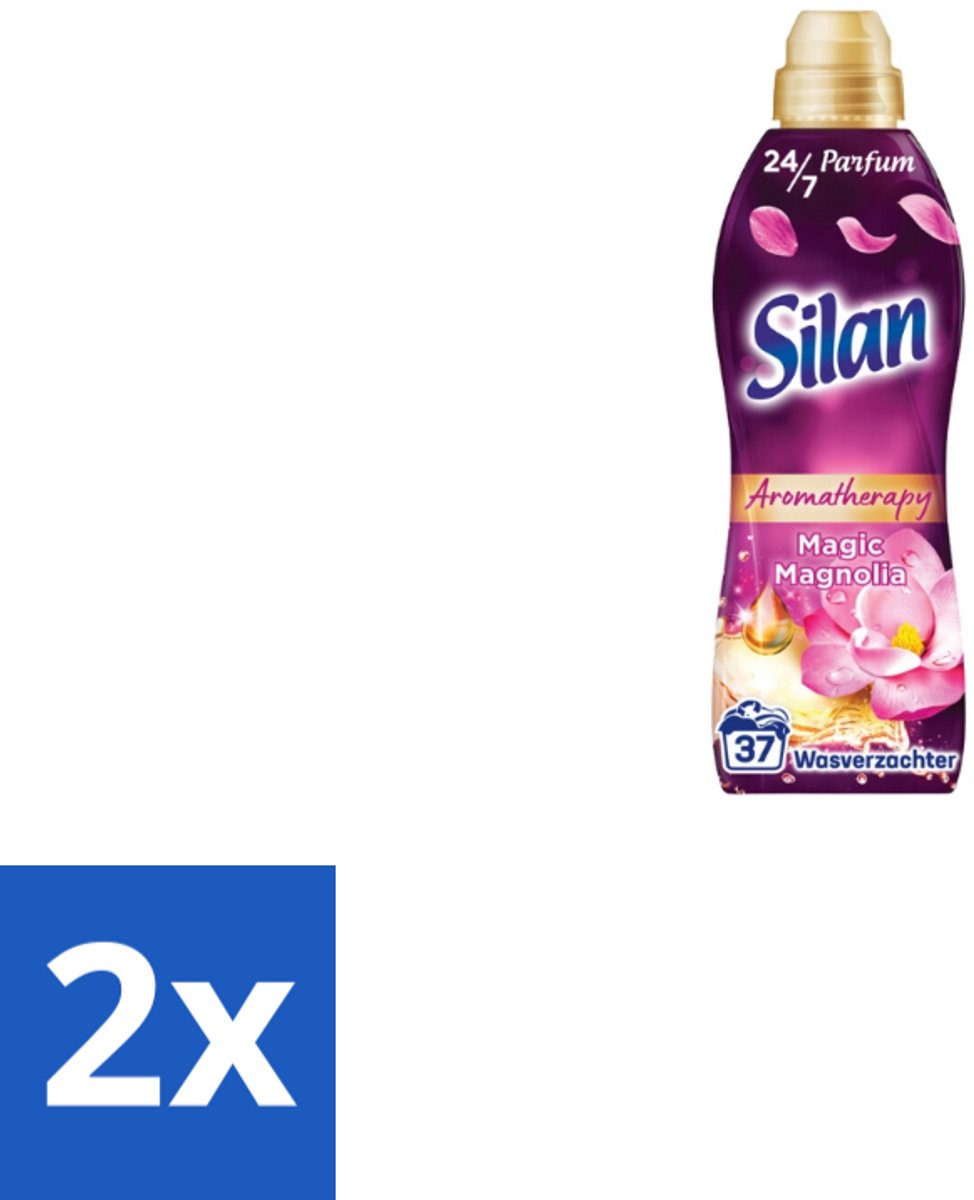 2 x Silan – Wasverzachter – Aroma Therapy Magic Magnolia – 851 ml - Aromatherapie Wasverzachter - Wasverzachter - Wasbeurten - Geur - Geurtechnologie