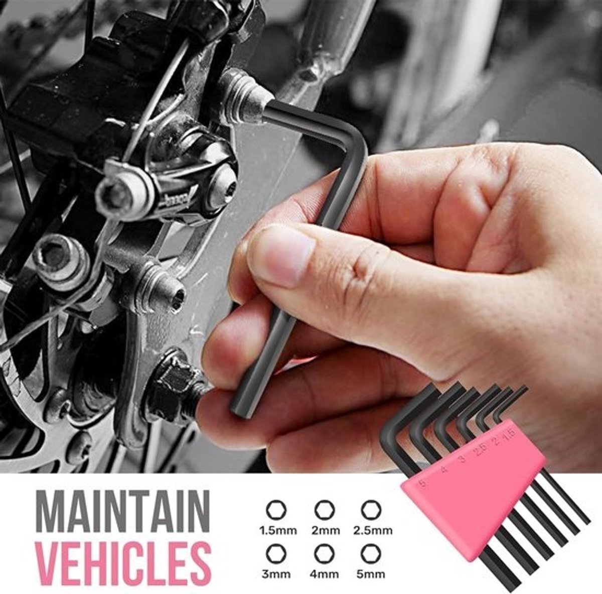 Gereedschapsset Vrouwen - Mini Tool Kit - Thuis Klussen - 24 Delig Starterspakket - Compacte Koffer - Roze — cadeau in Gereedschap - foto 3