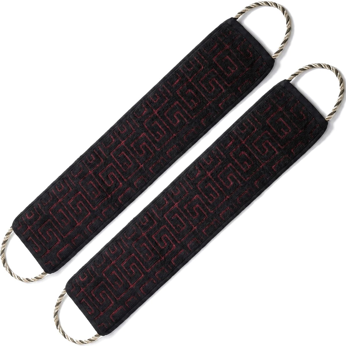 Elzusha - 2 Stuks Rugscrub voor Douche met Handgrepen