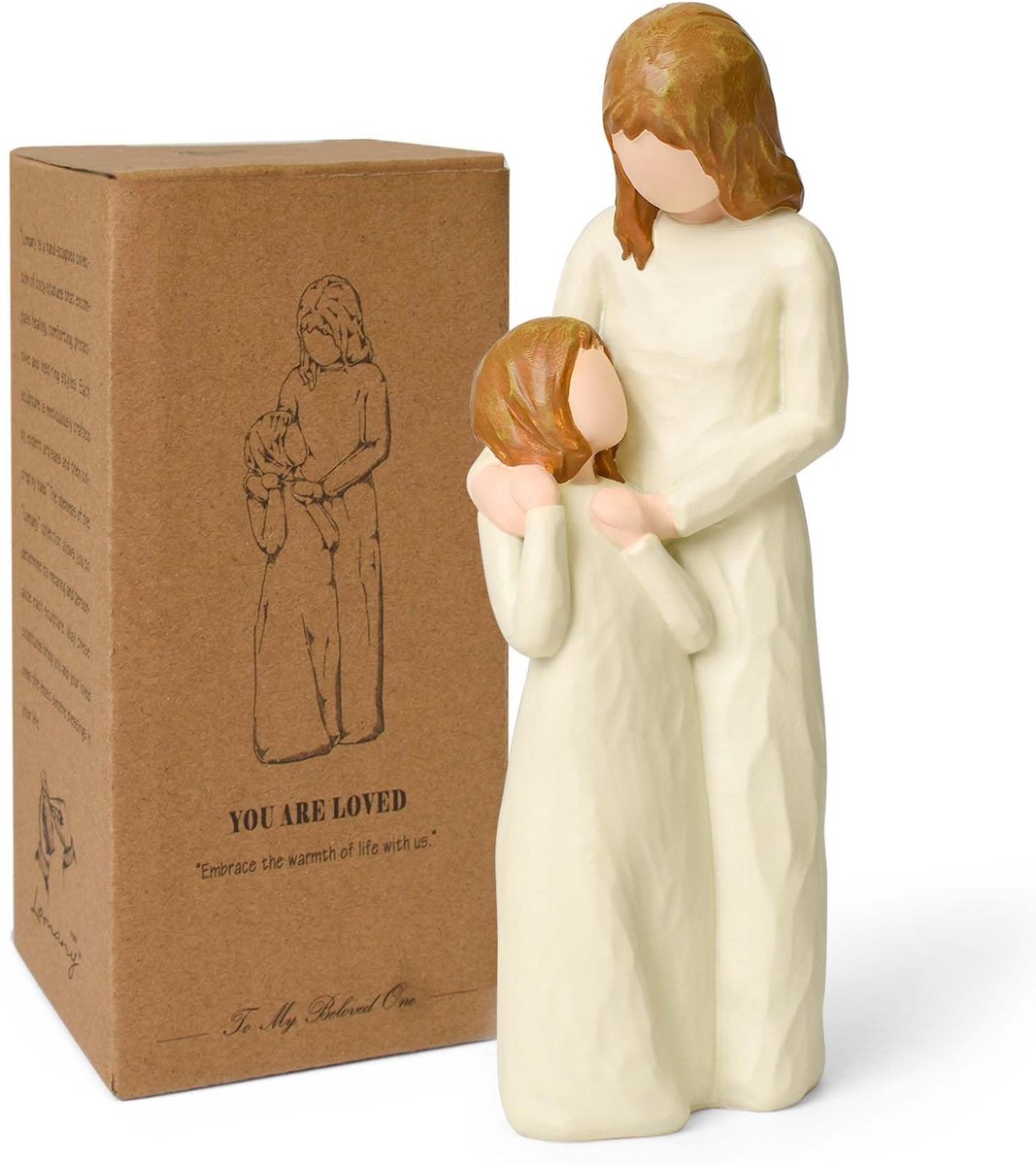 Elzusha - Figurine van Moeder en Dochter voor Betekenisvolle Cadeaus