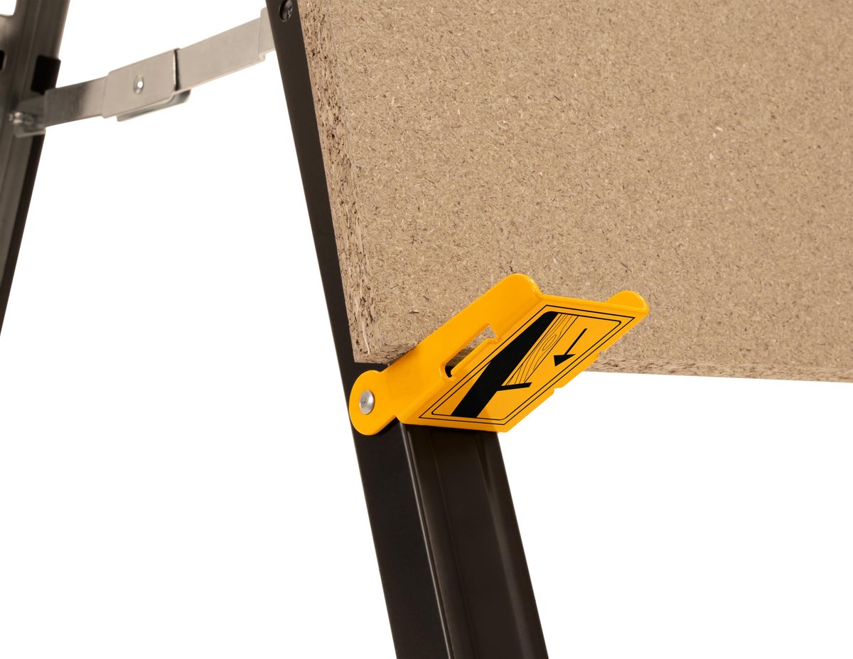 ROUGHNECK COLT 600E Sawhorse, Heavy Duty Steel Construction, Gewichtsontbloot Capaciteit 589kg met in hoogte - ShopVlot