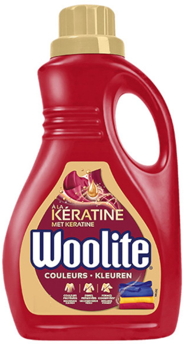 Woolite Liquid - 33sc/2L - met keratine - kleur