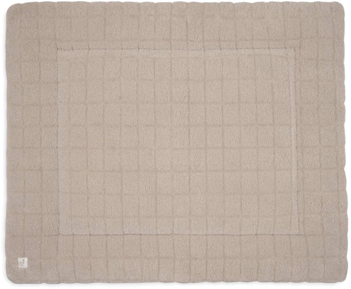 Elzusha - Babydeken Teddy Warm Sand voor Speelpen 75 x 95 cm