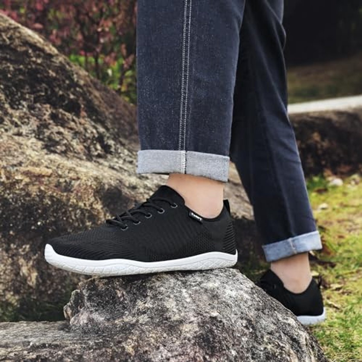 Elzusha - Unisex Minimalistische Sneakers met Wijde Neus