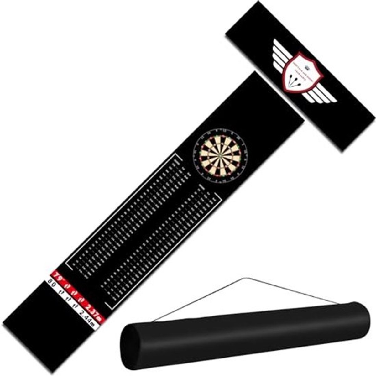 Dartmat Rubber | Darts Oche Mat | Antislip Dartmat | Zware Dartmat voor Dartspeelplezier