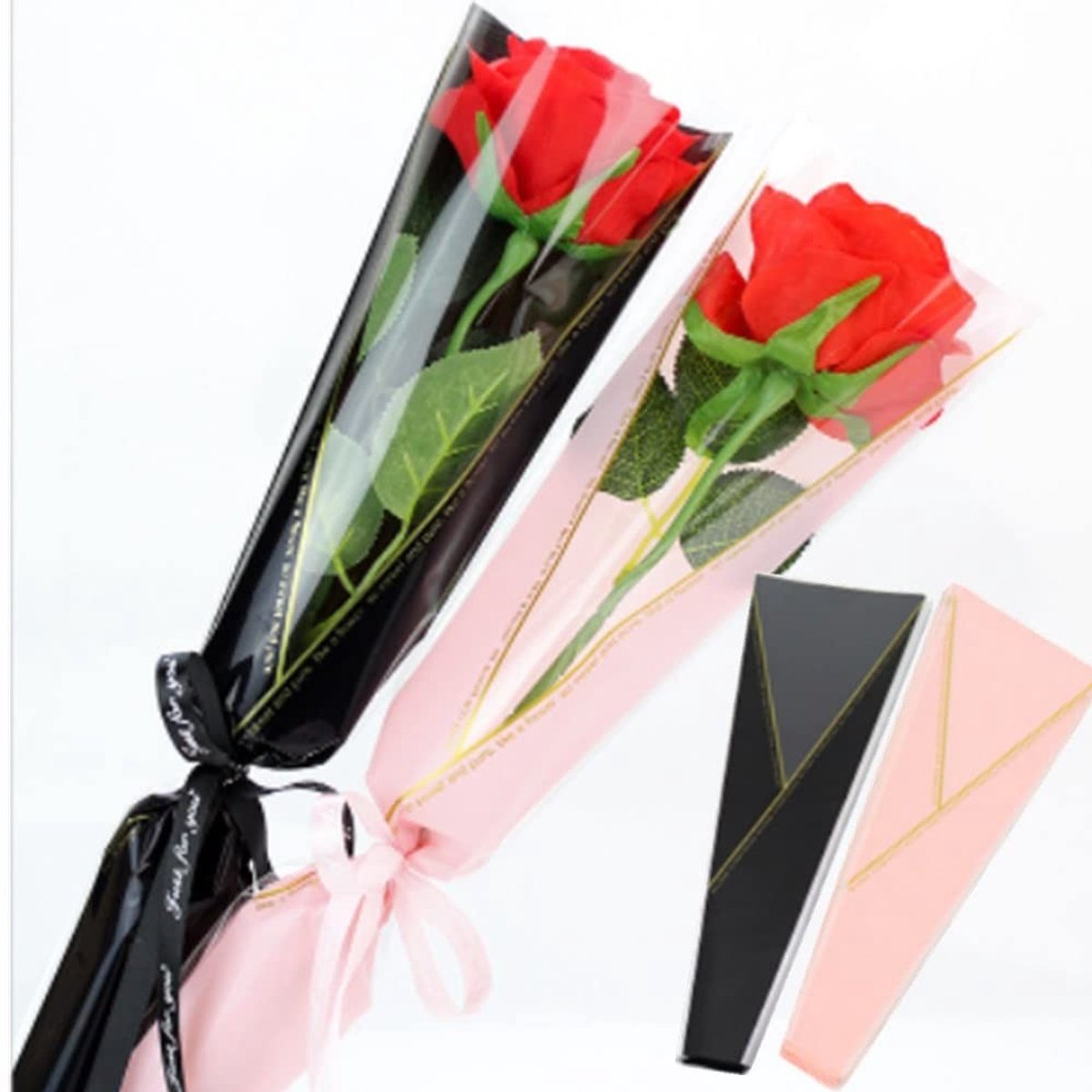 Solidchoice - Set van 100 Bloemen Verpakkingszakken voor Rozen