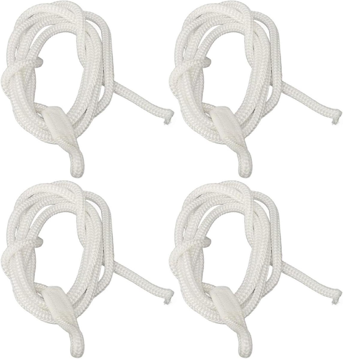 Docklijn Polyester - Aanlegkabel Boot - Veilig Aanmeren - Hoge Sterkte - 15 M Lang - Wit