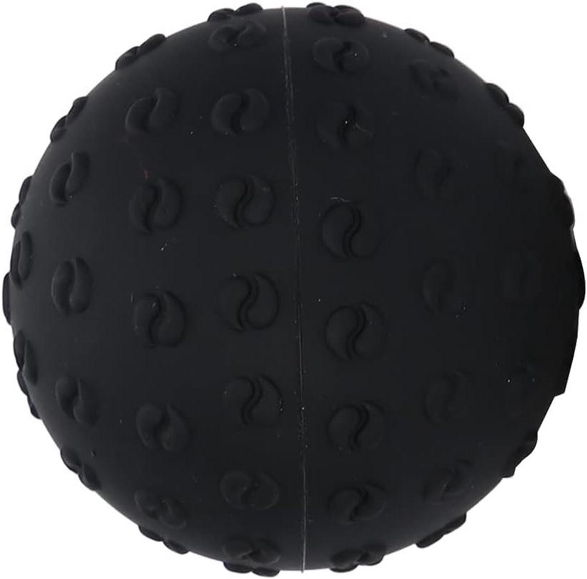 Fascia Massagebal - Spierroller Bal - Spierontspanning Thuis - Premium Siliconen - 63 x 63 mm - Zwart