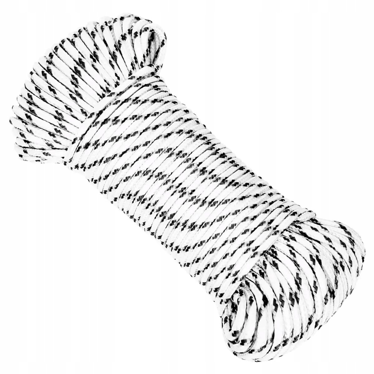 Wit Polyester Touw 4mm - 25m, UV-bestendig, 200kg Treksterkte