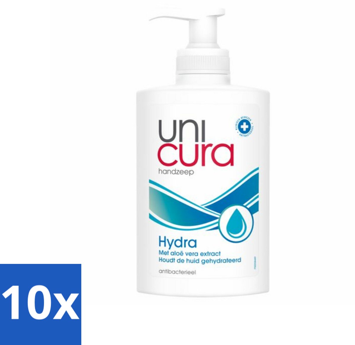 Unicura Vloeibare Handzeep Hydra 250 ml - Bulkverpakking - 10 stuks