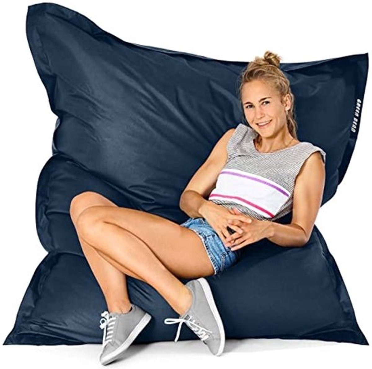 Zitzak XXL 140x180 cm - Wasbaar, Weerbestendig Loungestoel voor Kinderen en Volwassenen