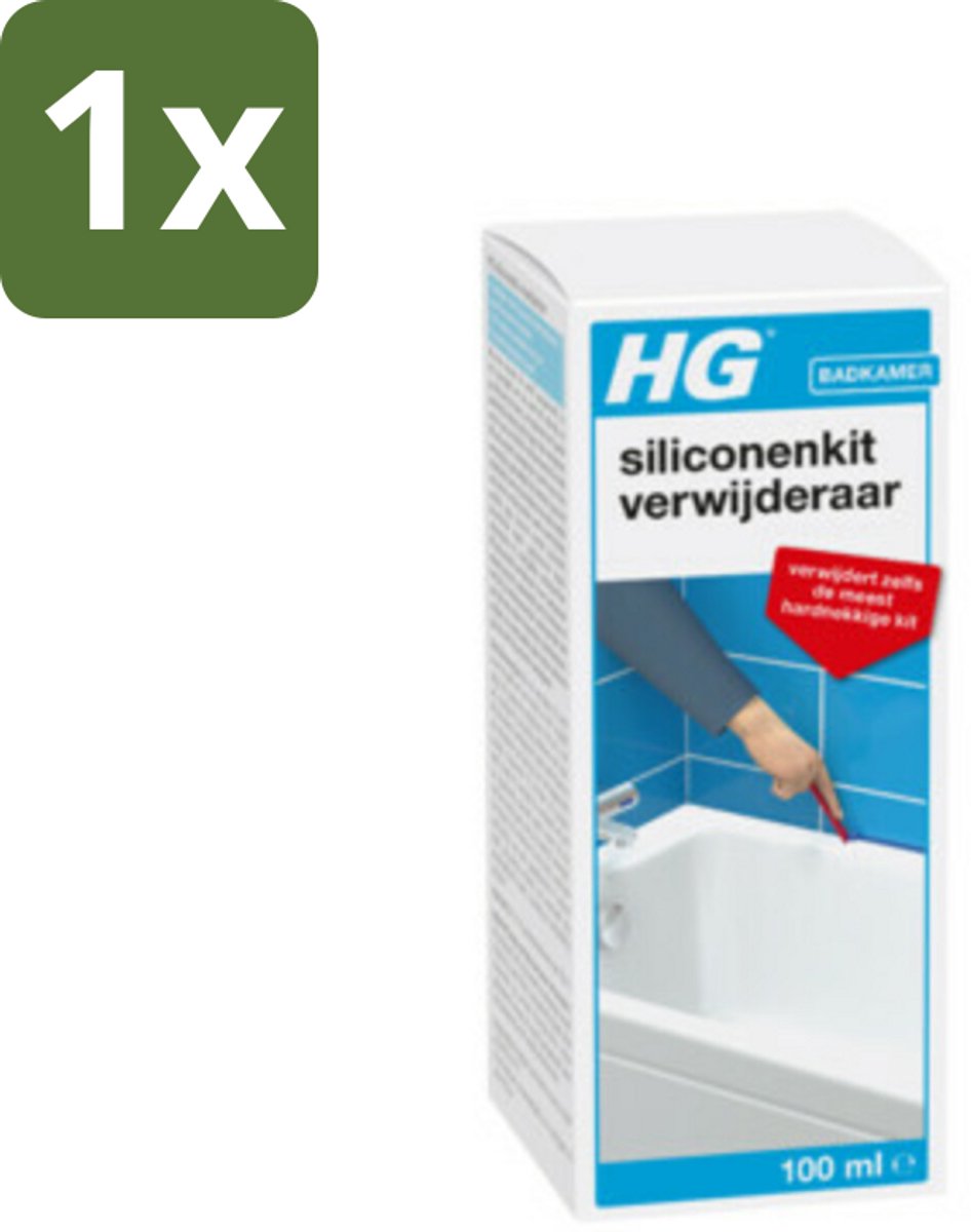 1 x HG Siliconenkit Verwijderaar 100 ml - Siliconenkit Verwijderaar - Kit Verwijderen - Kitresten Verwijderen - Siliconen Kit Verwijderen - Hardnekkige Kit Verwijderen
