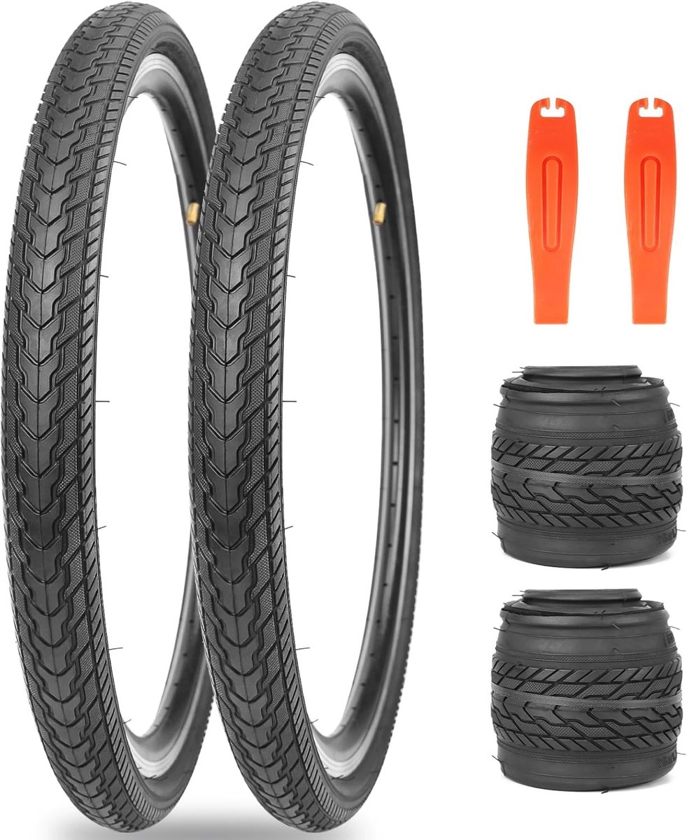 Vouwbare fietsbanden 26 inch, 26 x 1.8 cm, vervangingsbanden voor MTB, kinderfiets en stadsfiets