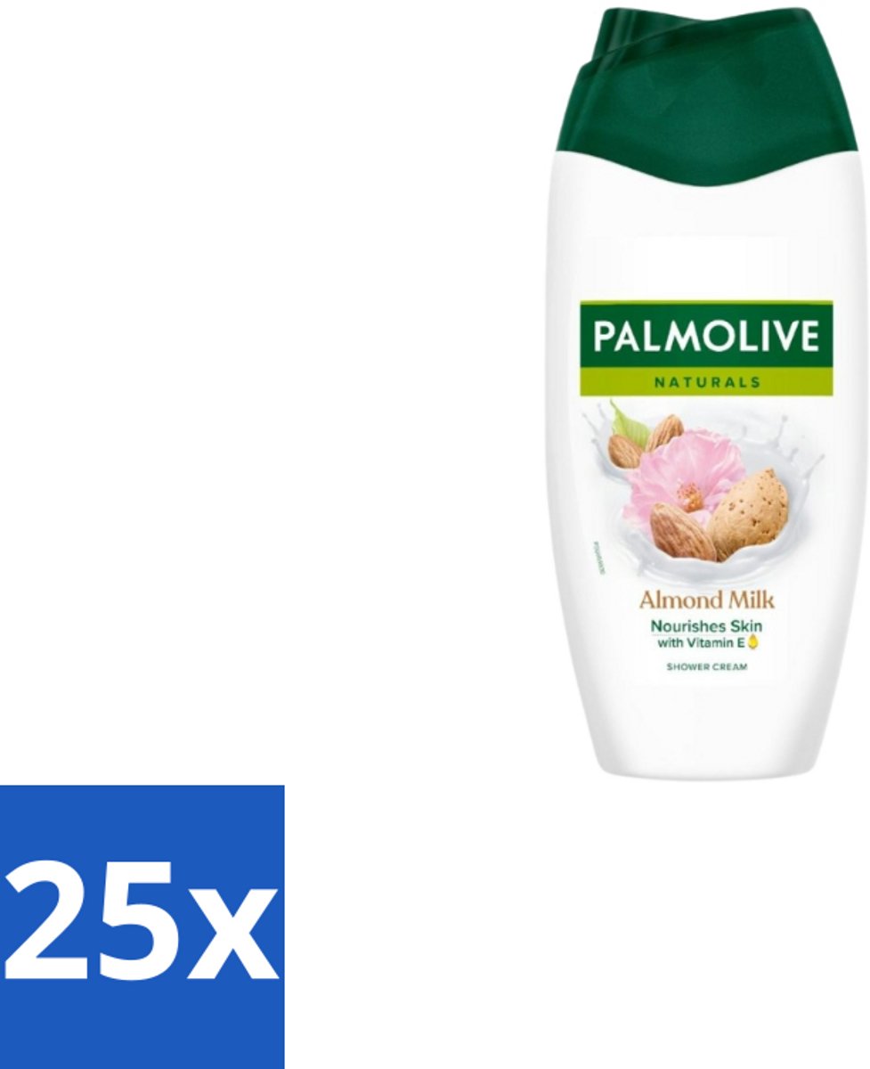 Palmolive Douchecrème Naturals Amandelmelk 250 ml - Bulkverpakking - 25 stuks