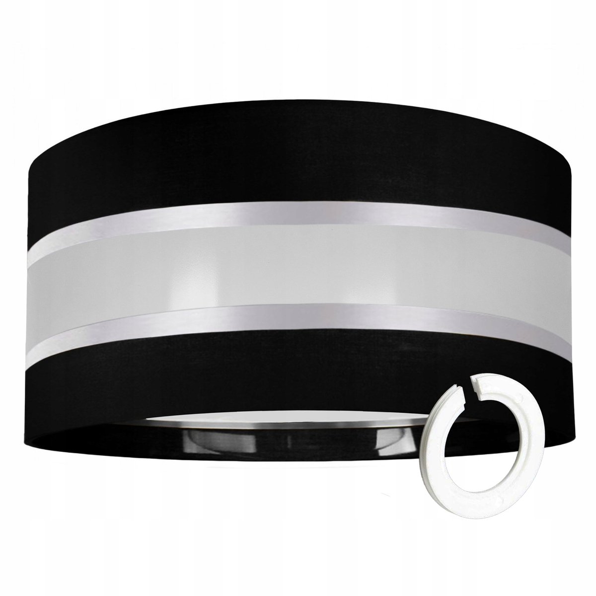 Moderne Lampenkap voor Hanglamp/Staande Lamp, E27, 40cm Zwart
