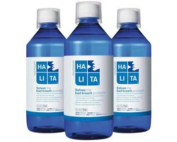 Halita - Mondwater Frisse Adem - 3 x 500 ml - Voordeelverpakking
