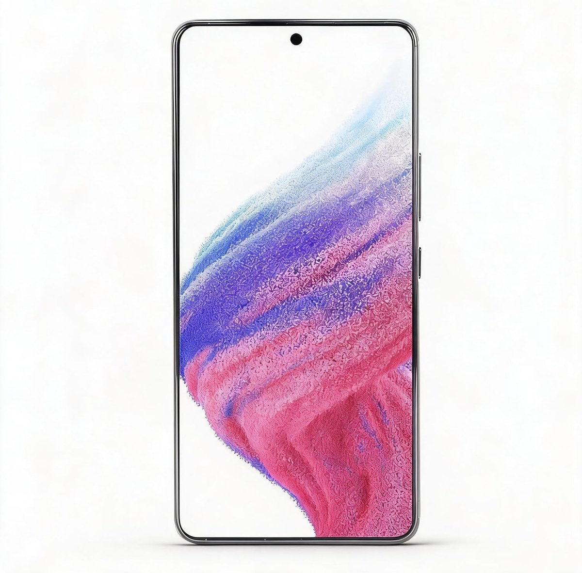 LCD Schermvervanging 6.5 Inch voor A53 5G, Hoge Resolutie Touchscreen Digitizer met Frame en Vingerafdruksensor, Zwart