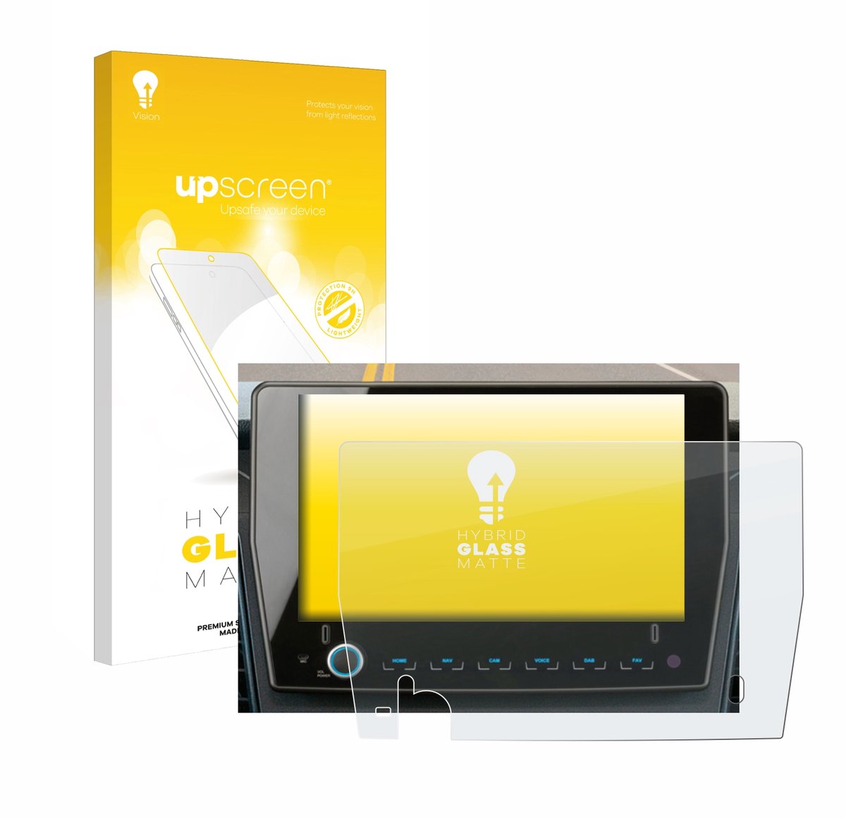 upscreen - Screenprotector voor Xzent F-285 - Folie Beschermfolie Beschermglas matte