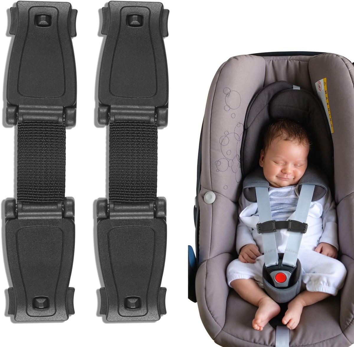 TUZHE 2 STK Veiligheidsbescherming Kinderzitje, Accessoires voor Babygordel voor Autostoeltjes Kinderwagens - ShopVlot