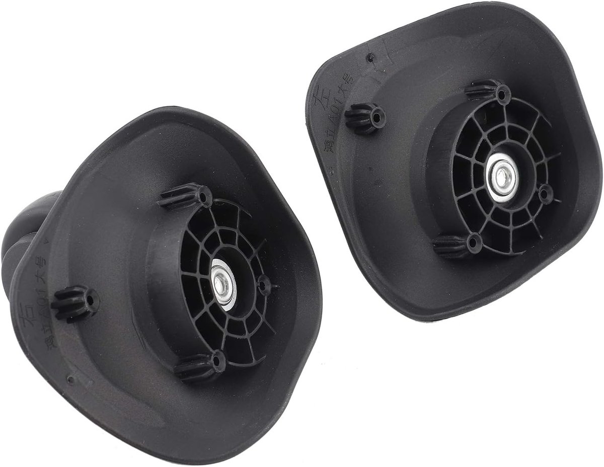 Koffer Vervangende Wielen, Wielen Bagage Vervangende Onderdelen Kunststof Single Roller Wielen Koffer Vervangende Spinner Bagage Vervangende Wielen voor Koffer Accessoire, Een Set van 2, b