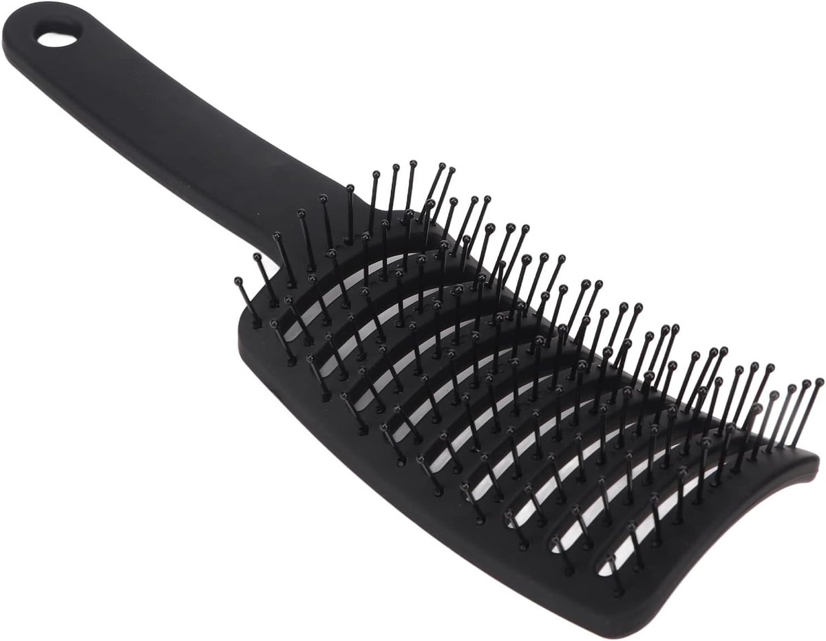 Haarborstel, Gebogen Geventileerde Borstel Sneller Föhnen, Professionele Gebogen Vent Styling Haarborstels voor Vrouwen, Mannen, Paddle Ontwarrende Borstel voor Nat Droog Krullend
