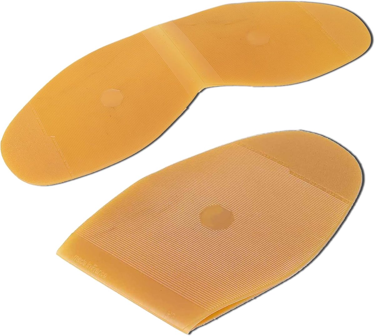 schoenen Rubberen slijtvaste buitenzolen Handgemaakte schoenen Reparatie Halfzool Pad Schoenenbodem Repareren Materiaal voor dames herenschoenen (Giallo)