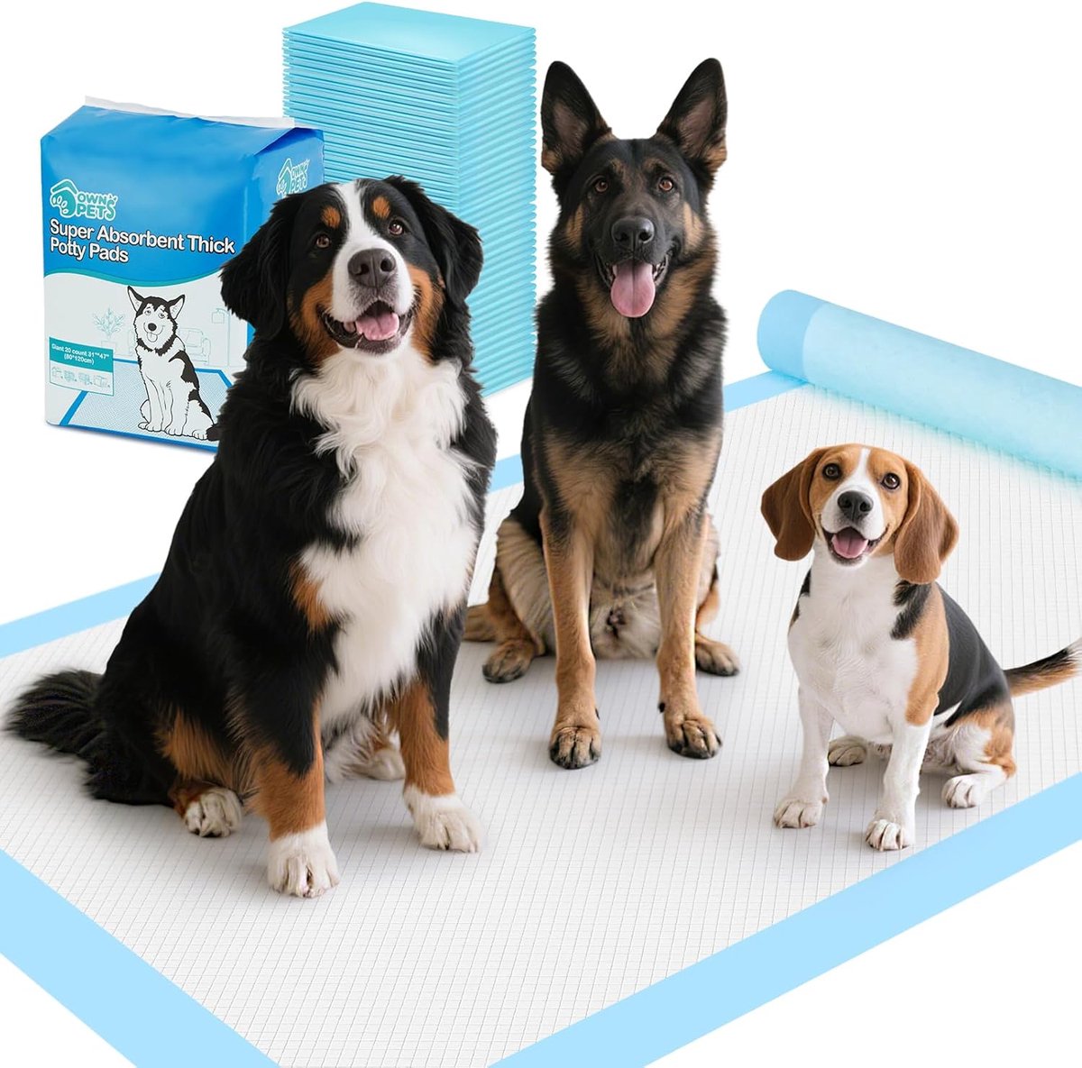 Honden Training Pad 120 x 80 cm - Absorberend materiaal - Ideaal voor zindelijkheidstraining - SnelShoppen