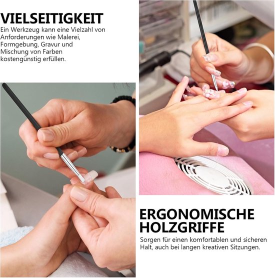 15-delige siliconen penselenset voor schilderen op nummer, rubberen penseel, modelleerpenseel, doe-het-zelf kunst, nagelkunst, schildergereedschap, acrylaccessoires — afbeelding 5