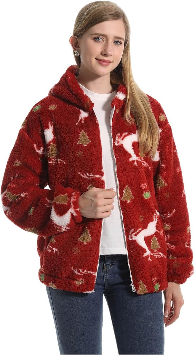 Hoodie met Rits – Fleece Trui voor Vrouwen & Mannen, Comfortabel & Warm, Met Zakken