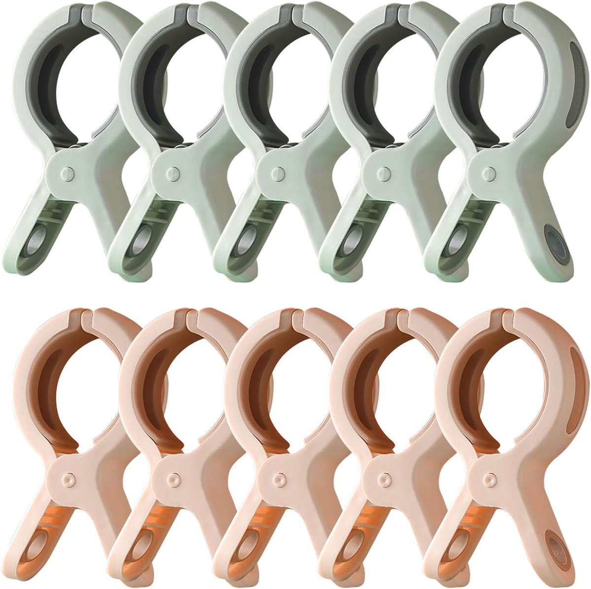 Wasknijpers, grote handdoekklemmen, strandligstoel, handdoekklemmen, winddicht, badhanddoekklemmen, verdikt, antislip en duurzaam, voor strandhanddoek, badhanddoek, tapijt, kleding