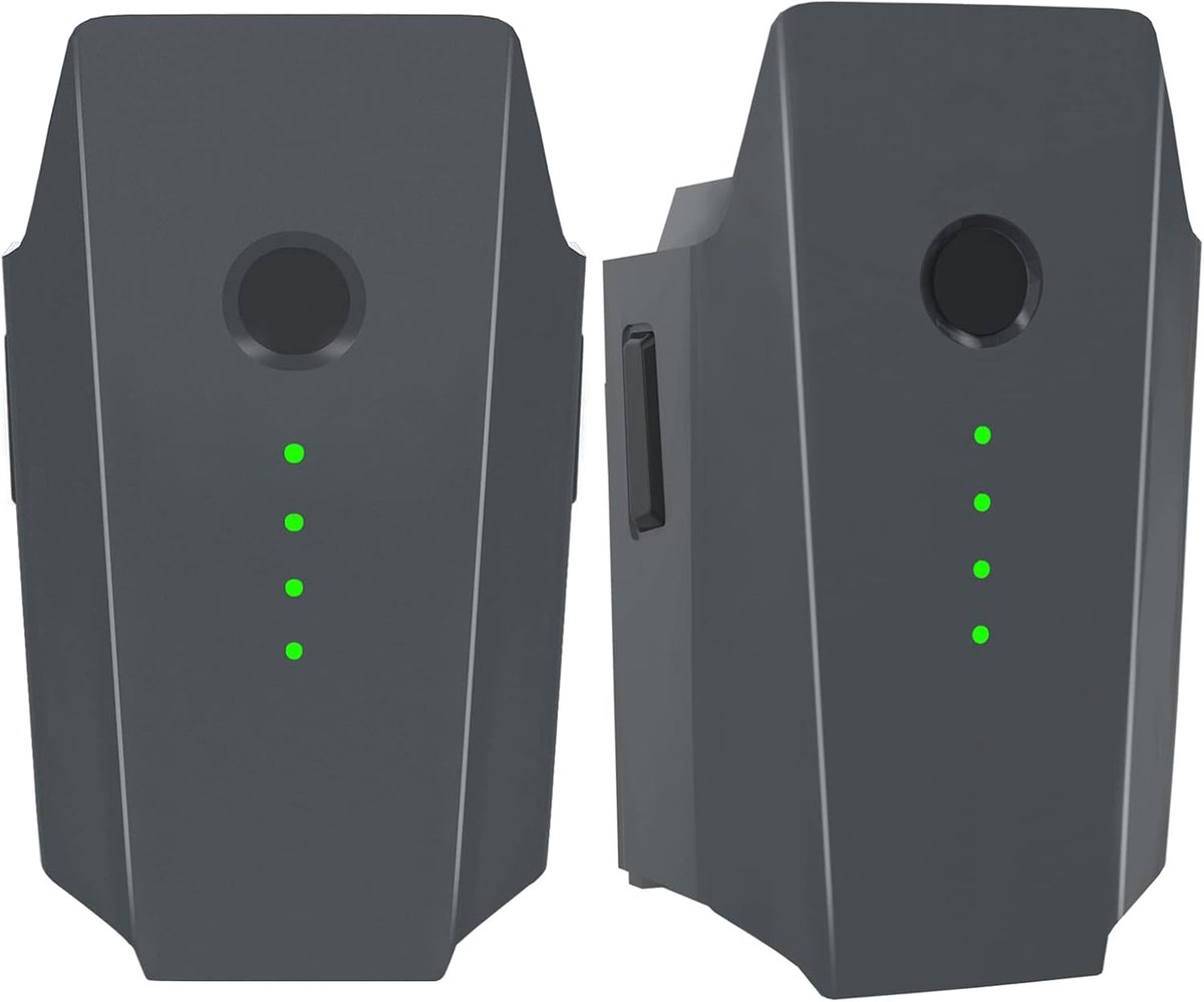 Pro Accu, 2 stuks, 11,4 V, 3830 mAh, intelligente flight, Li-polymeer, reserveaccu voor DJI Mavic Pro Platinum, DJI Mavic Pro Alpine White Drone (niet geschikt voor Mavic 2)