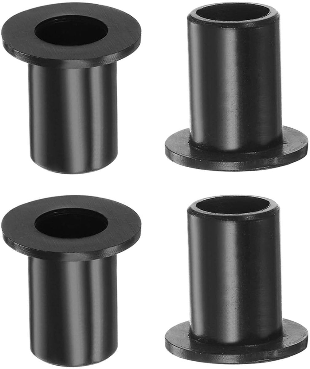 4 stuks flenshulzen kogellagers 10,1 mm binnendiameter 13 mm OD 20,5 mm lengte nylon naven voor as, zwart
