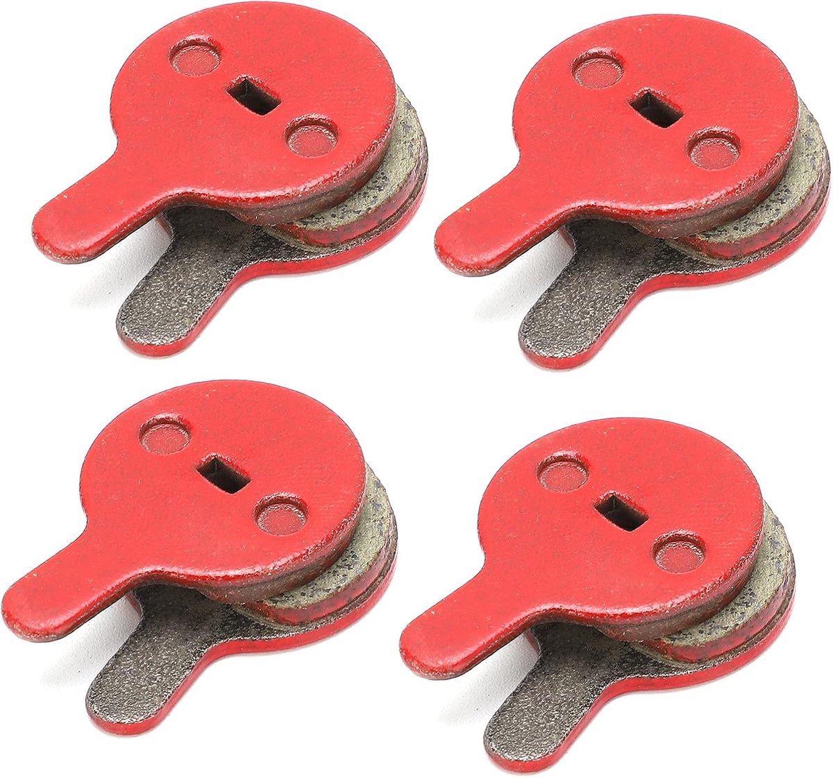 Schijfremblokken, Fiets Hars Olie Remblokken Semi-metaal Glad Remmen Geluidsarme Vervangingsset Fietsen Mute 026 Accessoireset Voor BOL I BB8 Mountainbikes Elektrische Scooters Fietsen 4 Paar