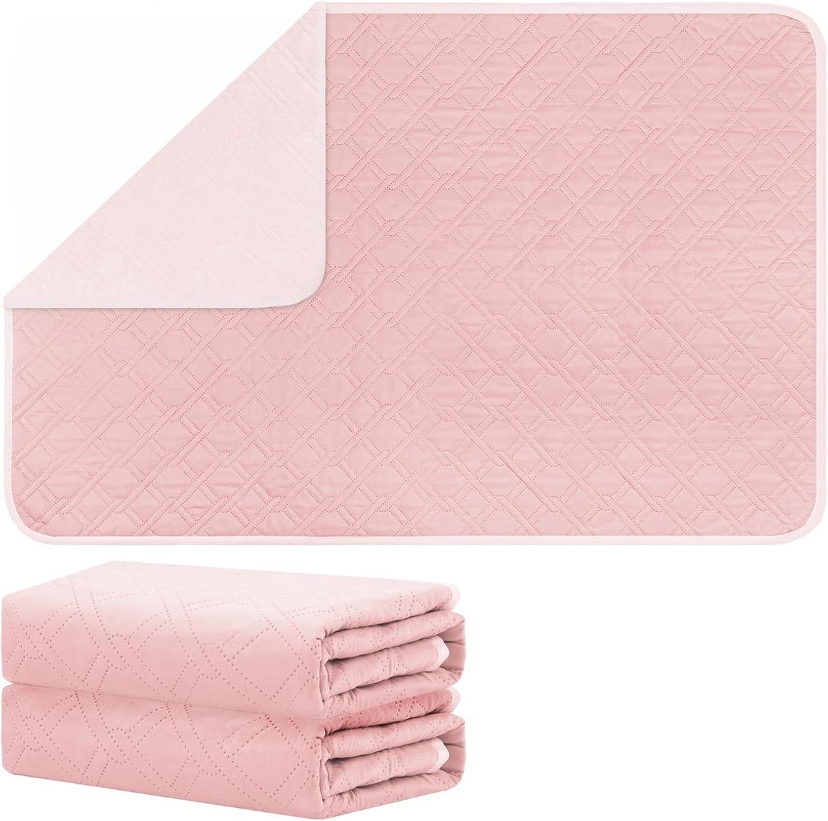 Wasbare bedbeschermers voor volwassenen - 90 x 160 cm - herbruikbaar - waterdicht - m-winkel