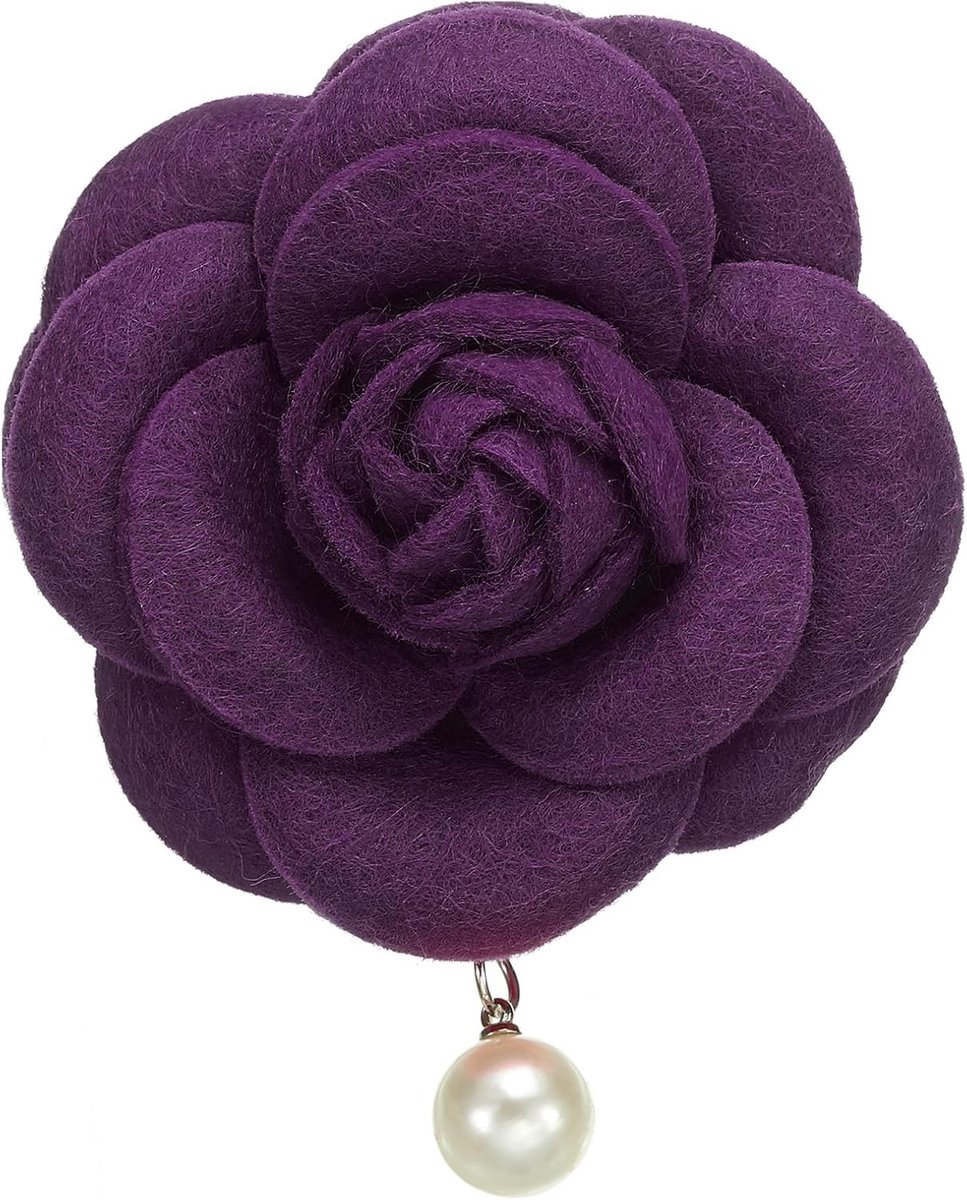 Broches, vintage stof bloem broches kunstmatige parel elegante bloemen pinnen voor vrouwen hoed jurk shirt stropdas korset