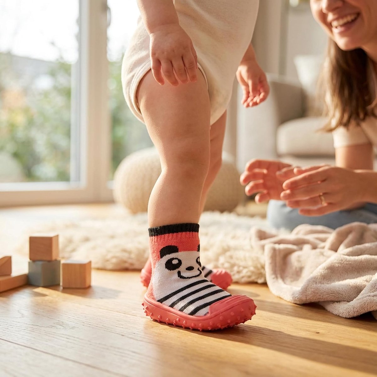 ABS rubberen zool maat 19-23 (9-24M) badschoenen