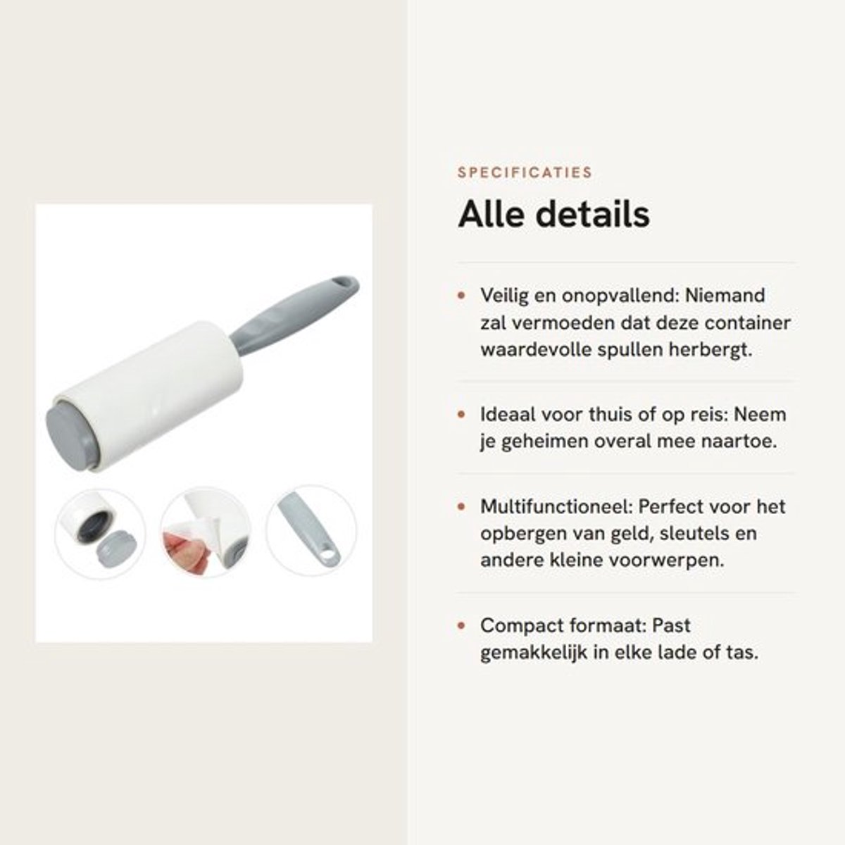 Kluis Veilig - Opbergdoos met Deksel - Verborgen Vakken - Veiligheidscontainer - Sleutels/Contant Geld - Praktisch en Veelzijdig