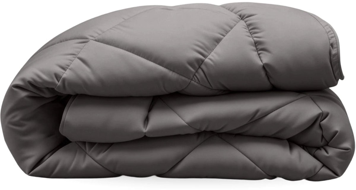 Zelesta Comfort Uni diamond Dekbed - Bruin-grijs 200x200cm