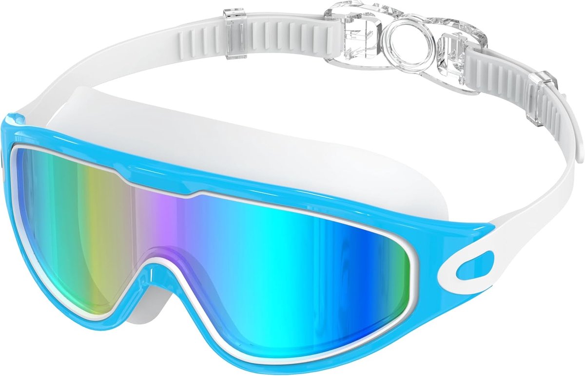uniseks, groot frame, HD-lens, duikbril voor volwassenen, anti-condens, uv-bescherming, professionele zwembril voor zwemmen, duiken