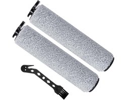 vervangende Borstel roller voor BISSELL CrossWave HF2 |3845N 3831，voor BISSELL CrossWave HF3| 3598N WET en DROOG Vacuümreiniger, 2 rolborstel, 1 schone borstel