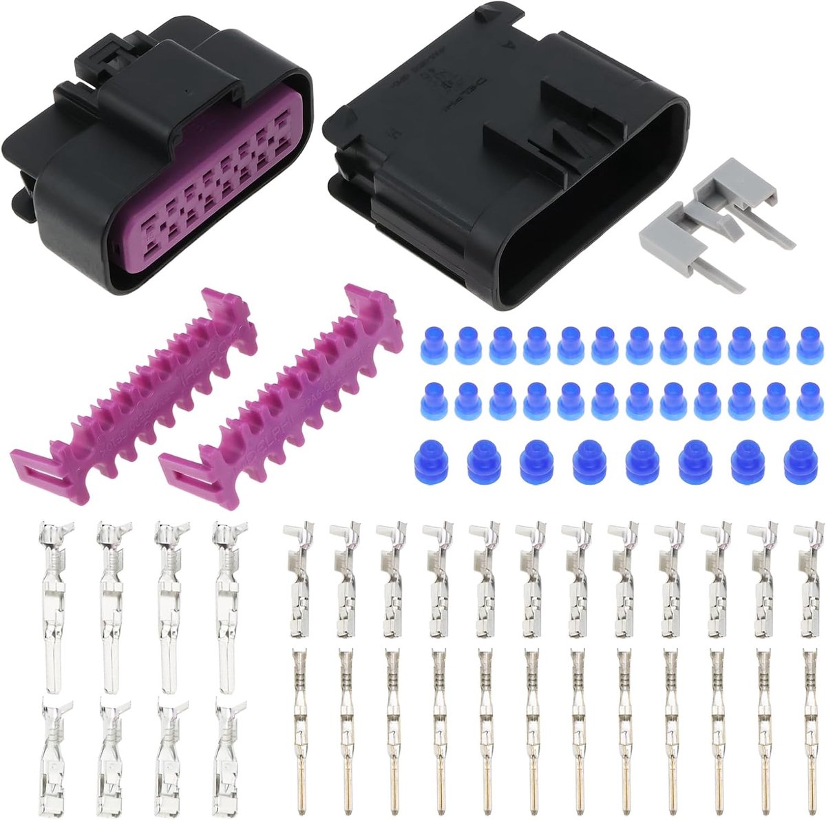 1Set 16 Pin Mannelijk Vrouwelijk Connector Kit GT150 GT280 15326269 12191819 15366060 16-Way Waterdichte Elektrische Stekker Met Terminals Seal