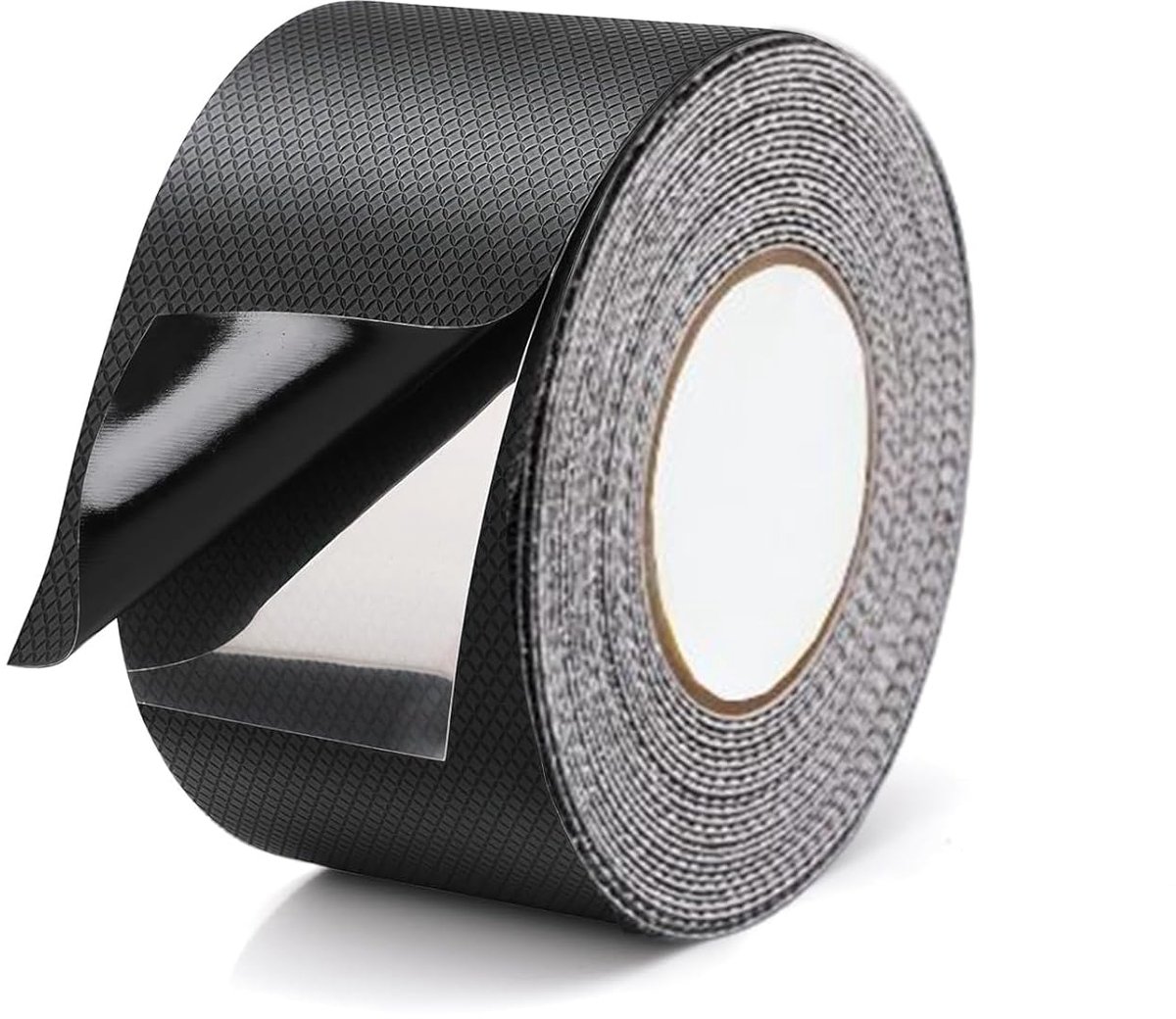 Tape, 5 cm x 5 m, waterdichte antislip plakband, antislip rubberen band, zelfklevend, griptape voor gereedschap, trappen, leuningen en doe-het-zelfprojecten (zwart)