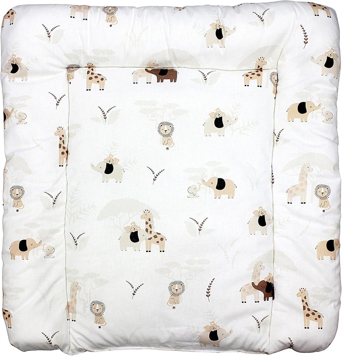 Baby Aankleedkussen met Patronen, Savanne Beige, 70 x 70 cm