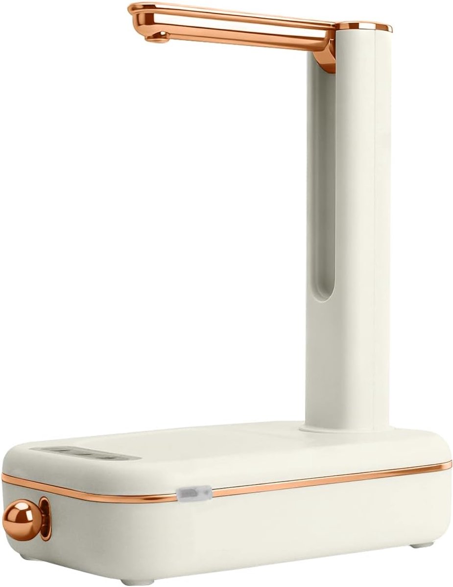 waterdispenser, pomp voor waterfles, USB-opladen, automatische drinkwaterpomp, camping, school, kantoor, thuis (wit)