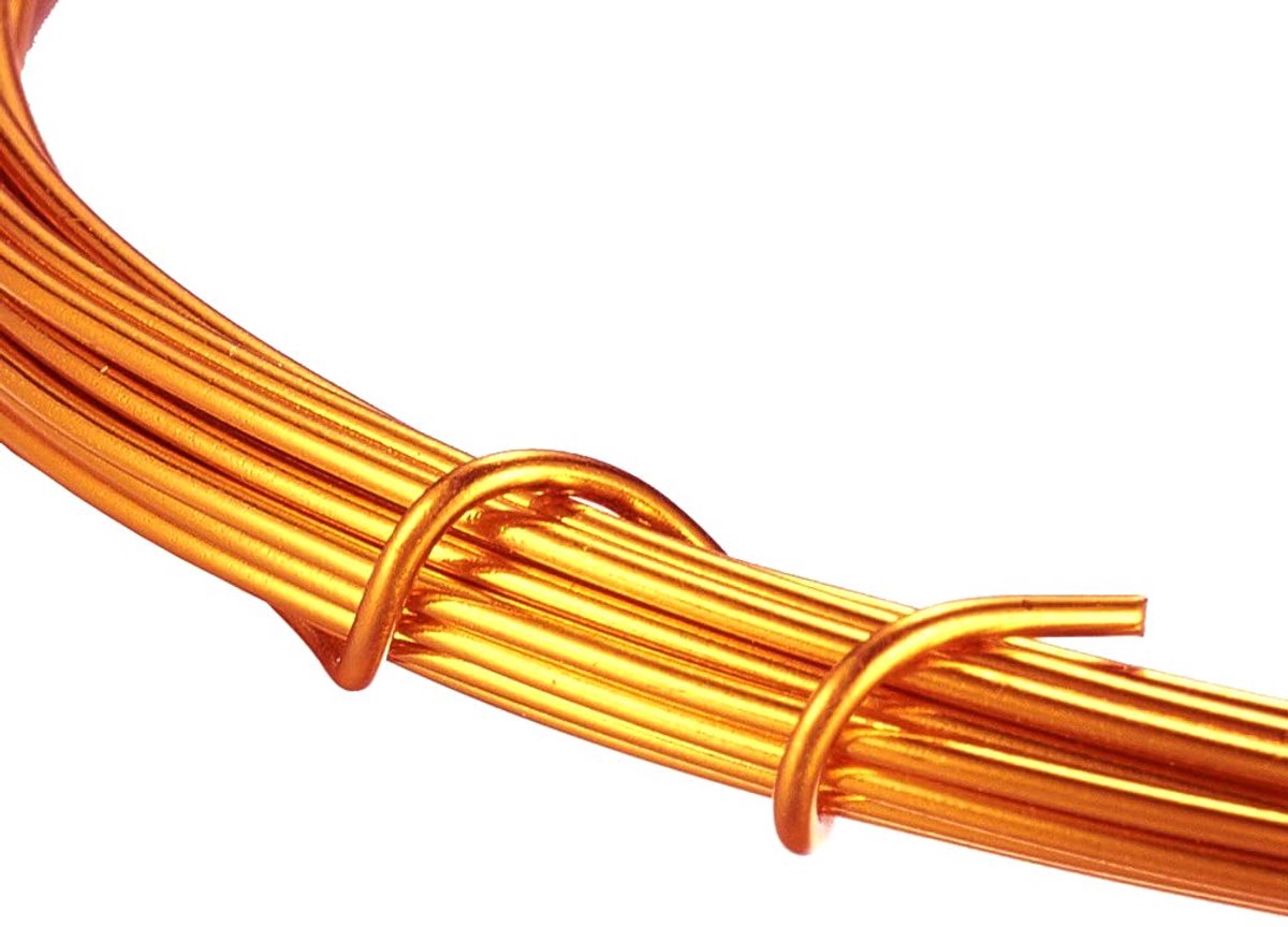 Draad antiek goud 1,5 mm sierdraad buigdraad aluminiumdraad knutseldraad pareldraad decoratieve draad lakladraad bloemendraad