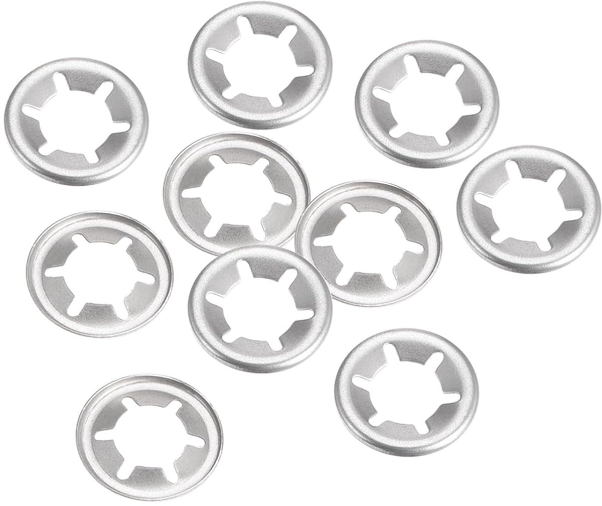 10 stuks stersluitingen voor binnentanden, 6 mm x 15 mmod, schokdemping van mechanische apparaten, sluitringen voor snelle snelheid, roestvrij staal 304