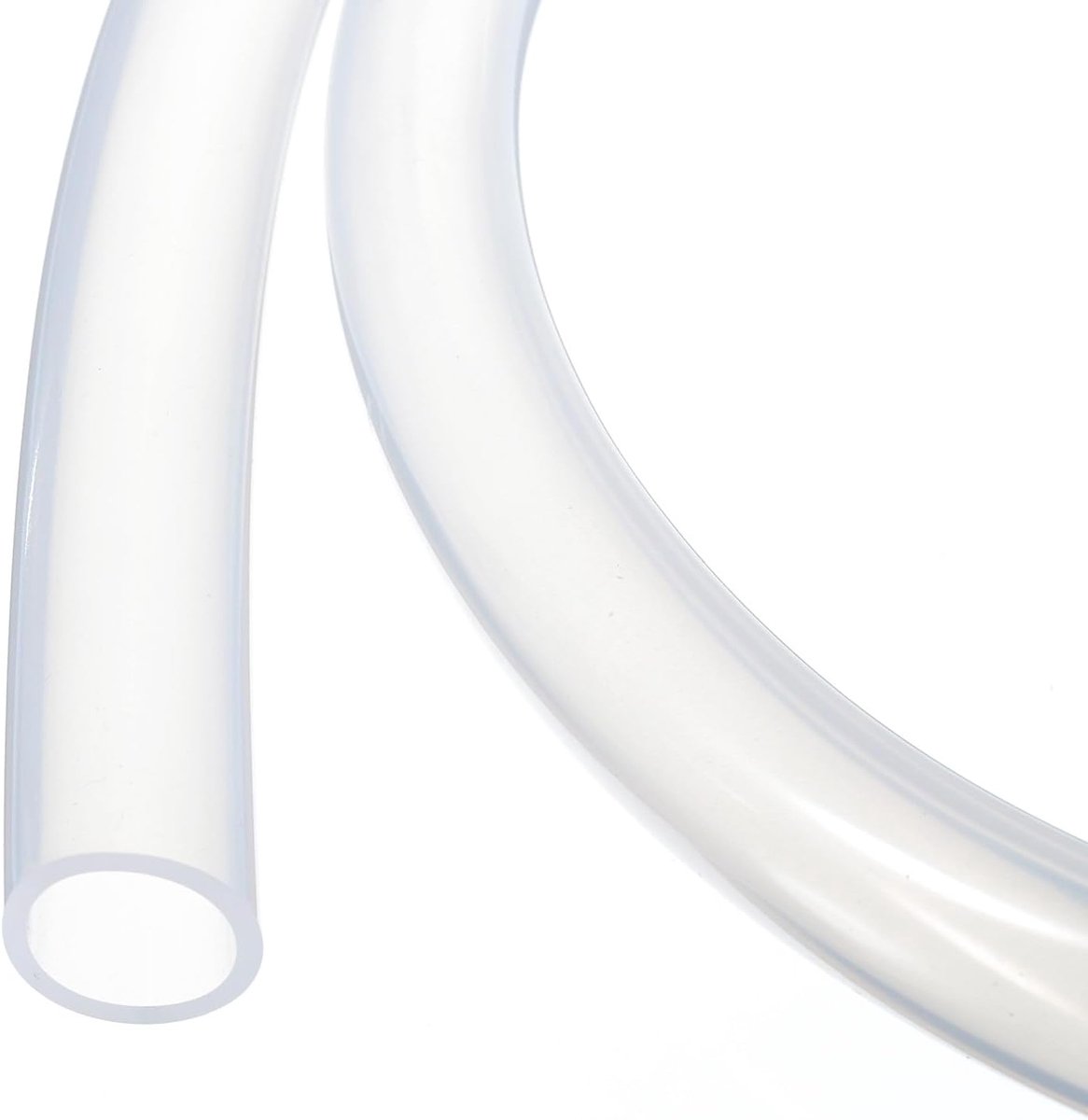 Buizenstelsel 12.7mm ID 15.9mm OD Clear Industriële Plastic Buizenstelsel Pure Siliconen Slangen voor Pomp Sifonen Drainage Irrigatie Brouwen, 1/2"